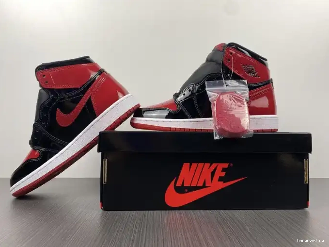 OG 555088-063 Bred Air 1 High Jordan Patent 0511